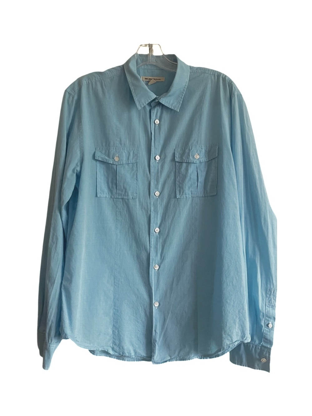 John Varvatos USA Light Blue Long-Sleeve Button-Down Shirt